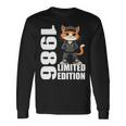 限定版 1986 誕生日 1986 1986年生まれ ヴィンテージ 長袖tシャツ 長袖Tシャツ ギフトのアイデア