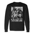 騎士と死と悪魔 アルブレヒト・デューラー1513 長袖tシャツ 長袖Tシャツ ギフトのアイデア