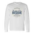 Brisbane Australia オーストラリアレトロスタイルヴィンテージブリスベン 長袖Tシャツ ギフトのアイデア