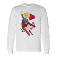 Dcスーパーヒーローガールズスーパーガールスターズ 長袖Tシャツ ギフトのアイデア