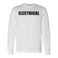 Electrical – Professional Electriciantaff Uniform 長袖Tシャツ ギフトのアイデア