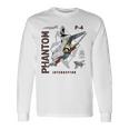 F-4 Phantom Ii ジェットグラフィック 長袖Tシャツ ギフトのアイデア