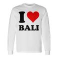 I Love Bali 長袖Tシャツ ギフトのアイデア
