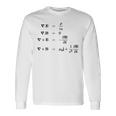 Maxwell 電磁気学・物理・科学の方程式 長袖Tシャツ ギフトのアイデア