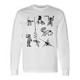 Nazca Lines 古代ufoエイリアン地球外生命アートtシャツ 長袖Tシャツ ギフトのアイデア