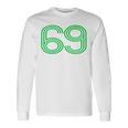 Number 69 シャツ レトロ ユニフォーム ヨーロッパスタイル バックプリント ジャージ 長袖Tシャツ ギフトのアイデア