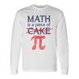 Pi Day Math Is A Piece Of Cake ファニーtシャツ 314用 長袖Tシャツ ギフトのアイデア