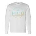 Pico Portugal レトロ ピコ ポルトガル ヴィンテージ サーフ 長袖Tシャツ ギフトのアイデア
