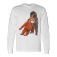 Punch The Monkey Meme X Ape Cute Punch Monkey Baby Meme 長袖Tシャツ ギフトのアイデア