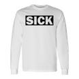 Sick Krank Krass Iickmodeick 長袖Tシャツ ギフトのアイデア