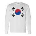 South Korea Korean National Flageoul 長袖Tシャツ ギフトのアイデア