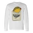 Trendy Taco Tuesday Pocket Food Humour 長袖Tシャツ ギフトのアイデア