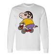 【まんが】クレヨンしんちゃん 三輪車しんちゃん 長袖Tシャツ ギフトのアイデア