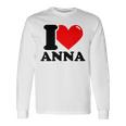 アイ・ラブ・アンナ 長袖Tシャツ ギフトのアイデア
