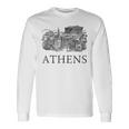 アテネギリシャ-ギリシャのお土産-アテネ 長袖Tシャツ ギフトのアイデア