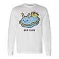 ウミウシ 海牛ealug イラスト ゆるい 簡単 おもしろ かわいい 動物 人気 海洋生物 長袖Tシャツ ギフトのアイデア