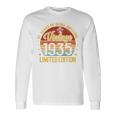 オンバック レトロ ヴィンテージ 1935年3月 91歳 91歳の誕生日 長袖Tシャツ ギフトのアイデア