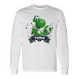 ザ・スーパーマリオギャラクシー・ムービー Yoshi Champion 長袖tシャツ 長袖Tシャツ ギフトのアイデア