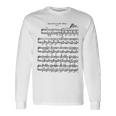 ショパン ピアノ ピアニスト 楽譜 B-Flat-Minor Musicians 長袖Tシャツ ギフトのアイデア