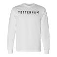 シンプルなトッテナムデザイン。 長袖Tシャツ ギフトのアイデア