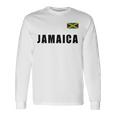 ジャマイカ カリブ海に浮かぶ小さな島国 長袖Tシャツ ギフトのアイデア