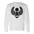 スカラベ カブトムシ 古代エジプトのシンボル 長袖Tシャツ ギフトのアイデア
