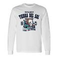 ティエラ・デル・ソルの村ゴルフカートデザイン。 長袖tシャツ 長袖Tシャツ ギフトのアイデア