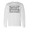 ディーゼルカフェインで走るトラック運転手 長袖Tシャツ ギフトのアイデア