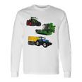 トラクター トラクター コンバインハーベスター 農家 農業 長袖Tシャツ ギフトのアイデア
