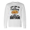 ビリヤニ マサラ パキスタン フードペースト ハンディポット ビリヤニ 長袖Tシャツ ギフトのアイデア