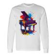 ピアノ ティー 楽器 ピアノ 長袖tシャツ 長袖Tシャツ ギフトのアイデア