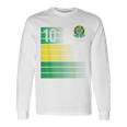 ブラジル国旗 10番 ブラジル サッカー メンズ レディース ボーイズ ガールズ キッズ 長袖Tシャツ ギフトのアイデア