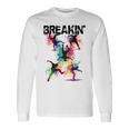 ブレイキン 面白いtシャツ ブレイクダンス おもしろtシャツ ダンス メンズ 文字入り おもしろ おもしろい 長袖Tシャツ ギフトのアイデア