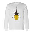 ヘラクレスオオカブト _昆虫_カブトムシ 長袖tシャツ 長袖Tシャツ ギフトのアイデア