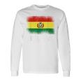ボリビア国旗ボリビア 長袖Tシャツ ギフトのアイデア