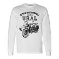 レトロモーターサイクルウラルtシャツ-ヴィンテージサイドカーモーターバイク 長袖Tシャツ ギフトのアイデア