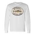 ワイオミング ジャクソン ホール トラウト 魚 フライフィッシング ビンテージ 長袖Tシャツ ギフトのアイデア