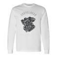 ヴィンテージ Hd オートバイtwin ショベルヘッド エンジン ドローイング バイカー 長袖tシャツ 長袖Tシャツ ギフトのアイデア