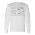 理科 先生 周期表 元素 化学 生物学 長袖Tシャツ ギフトのアイデア