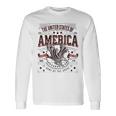 米国アメリカンイーグル アメリカ国旗 パトリオット Usa 男性用 長袖Tシャツ ギフトのアイデア