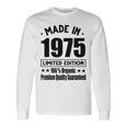 限定版 1975年 誕生日 1975年 1975年生まれ 長袖Tシャツ ギフトのアイデア