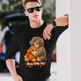 Baby Monkey Named Punchtay With Me パンチ メンズ レディース キッズ 男の子 長袖Tシャツ 彼への贈り物