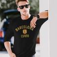 Barcelonapain スペイン、バルセロナ 長袖tシャツ 長袖Tシャツ 彼への贈り物