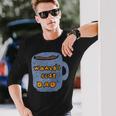 Best Daddy Worlds Best Dad Ever マグカップデザインポケット 長袖Tシャツ 彼への贈り物