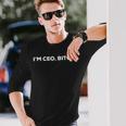 Im Ceo Bitchtart Up 長袖Tシャツ 彼への贈り物