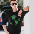 Earth Dayave Our Planet Climate Change 地球儀 世界地図 長袖Tシャツ 彼への贈り物