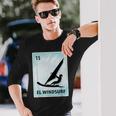 El Windsurf メキシカンウインドサーフィンカード 長袖Tシャツ 彼への贈り物