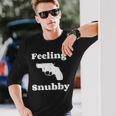 Feelingnubby Revolver Pistol スナブノーズ スナブノーズ 長袖Tシャツ 彼への贈り物