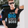 I'm The Big Brother Makes Me The Boss Pregnancy 長袖Tシャツ 彼への贈り物