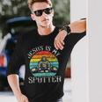 Jesus Is Mypotter レトロ ウェイトリフティング ジム フィットネス ワークアウト 長袖Tシャツ 彼への贈り物